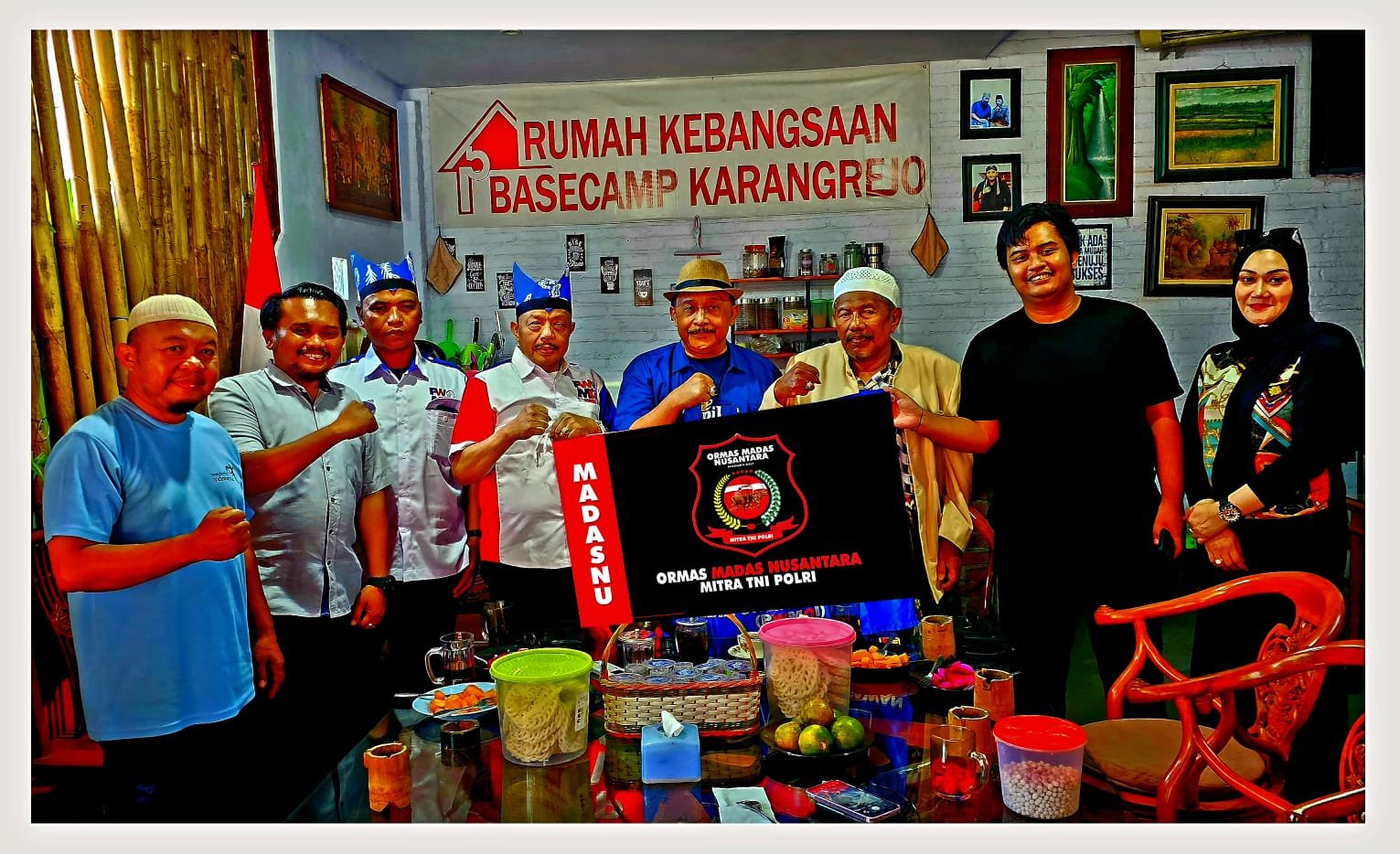 Ketua Umum Ormas Madas Nusantara, HM. Jusuf Rizal, SH, SE, MSi Memperkenalkan Ormas Madas Nusantara kepada Forkopimda, DPRD, Tokoh Madura dan Media Di Kantor DPRD Banyuwangi