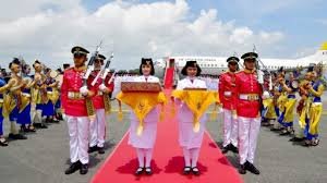 Bendera Merah Putih tiba di Istana IKN