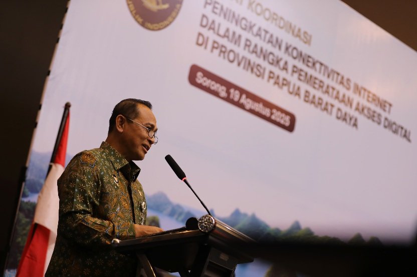Kemenko Polkam Kawal Pemerataan Internet dan Transformasi Digital Papua Barat Daya